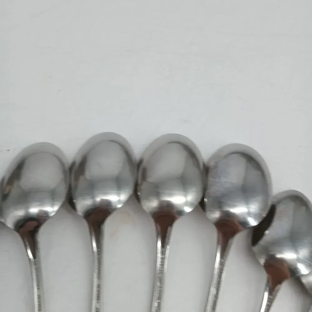 12X Spoons CHATEAU by ONEIDACRAFT DELUXE Stainless 4 Teaspoons 8 Table